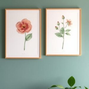 Minimalist Botanical Line Art Prints,